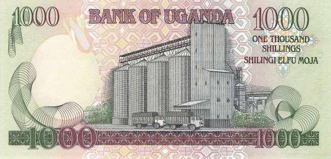 Uganda 1000 Shilling 1991 p.34b